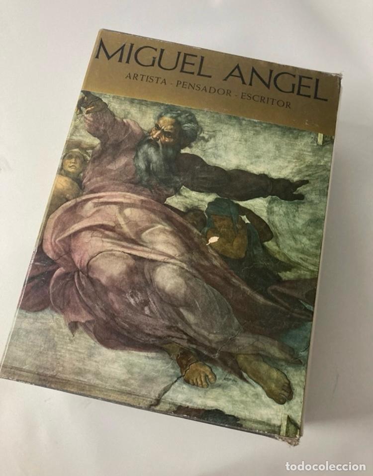 books: MIGUEL &Aacute;NGEL: Artista, Pensador, Escritor - 2 Tomos Completo - Ed. Teide 1965 - IV Centenario
