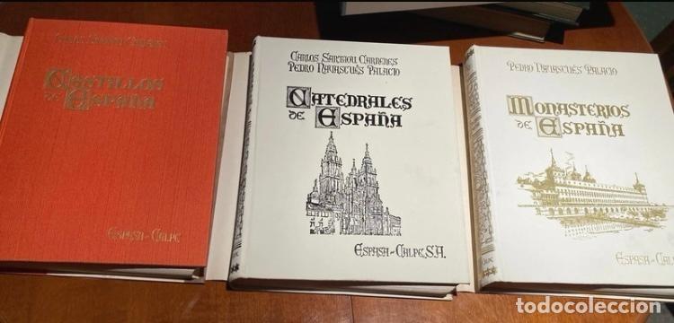 books: TRILOG&Iacute;A COMPLETA - Castillos, Catedrales y Monasterios de Espa&ntilde;a - 3 Tomos - Espasa-Calpe 1983-1985