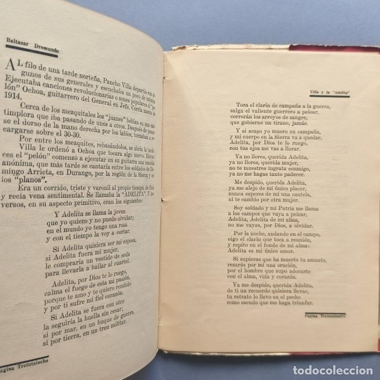 Libros: Francisco Villa y la &rdquo;Adelita&rdquo;. - Dromundo, Baltasar. - Foto 5