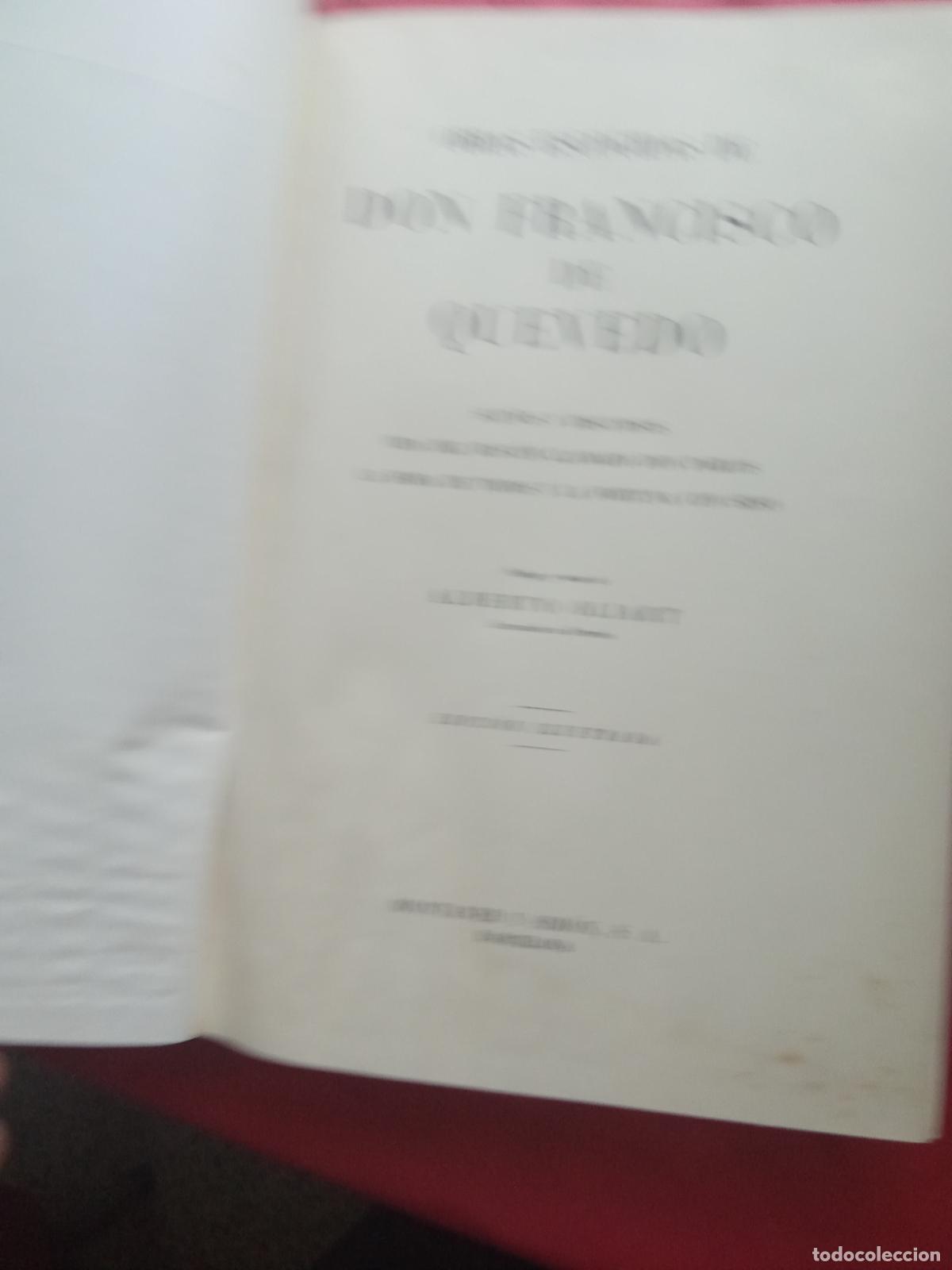 Libros: Obras escogidas. Quevedo Q.1102 - Foto 7