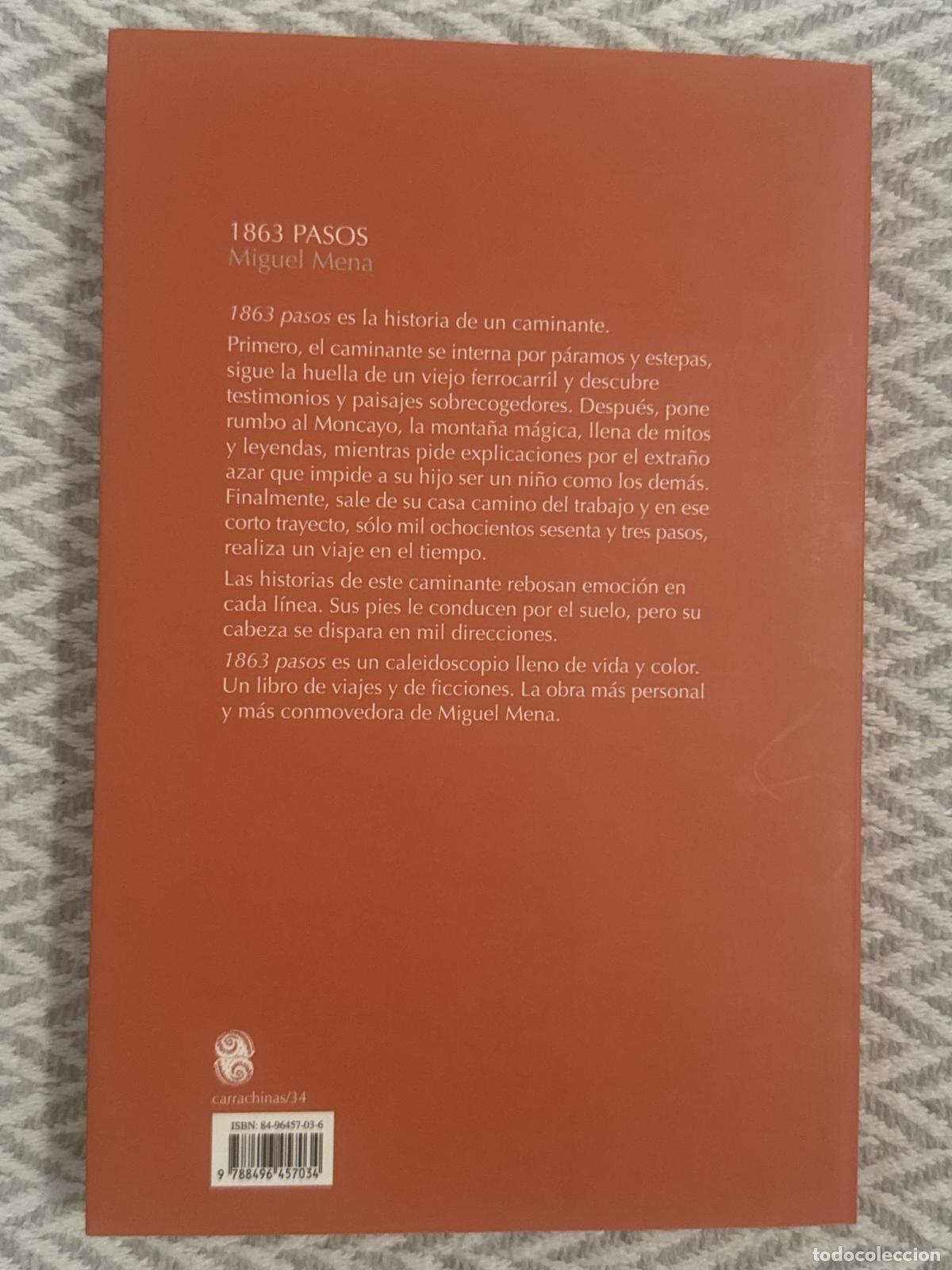 Libros: 1863 pasos - Miguel Mena - Foto 3