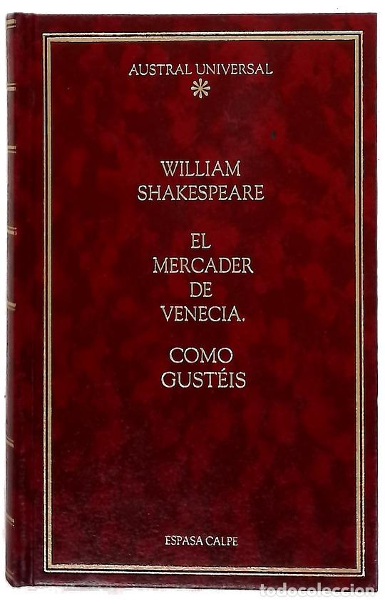 Libros: El mercader de Venecia ; Como gust&eacute;is - Foto 1