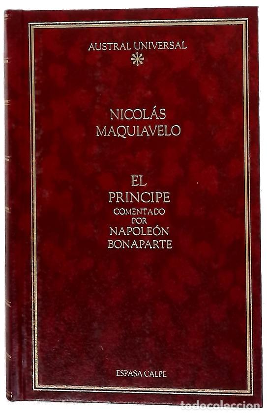 Libros: El pr&iacute;ncipe (comentado por Napole&oacute;n Bonaparte)