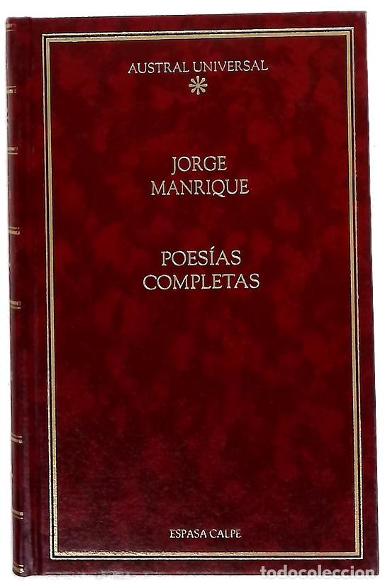 books: Poes&iacute;as completas - Manrique, Jorge; P&eacute;rez Priego, Miguel &Aacute;ngel