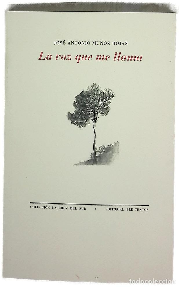 Libros: La voz que me llama - Mu&ntilde;oz Rojas, Jos&eacute; Antonio