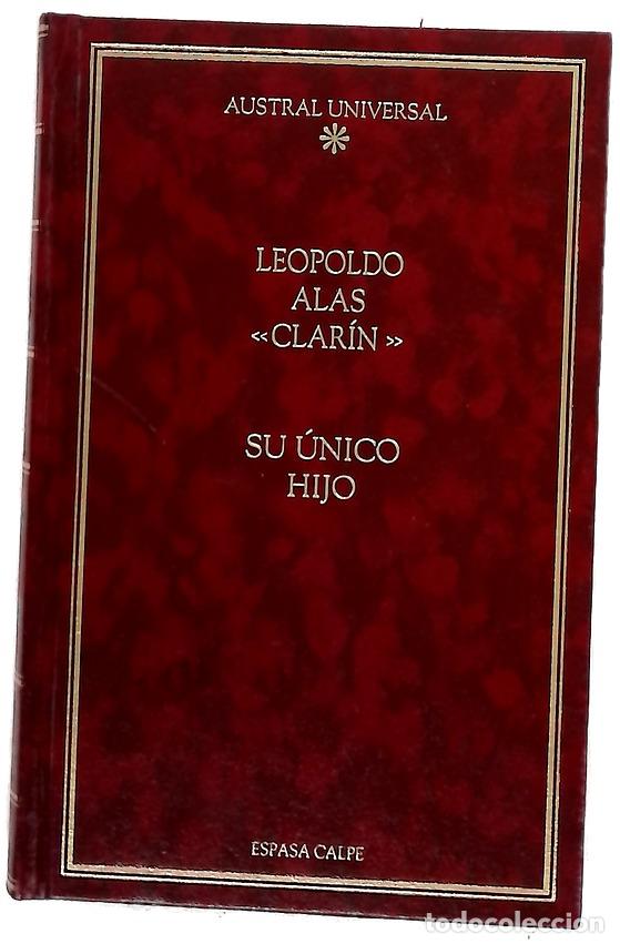 books: Su Unico Hijo - Leopoldo Alas