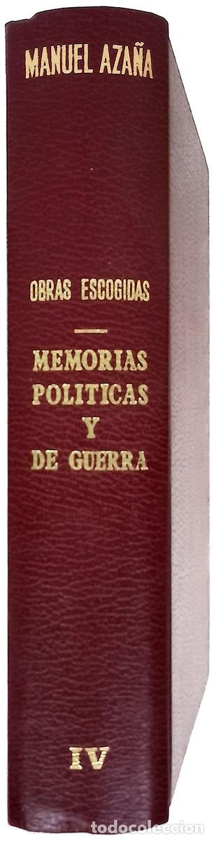 Livres: Memorias pol&iacute;ticas y de guerra, tomo IV