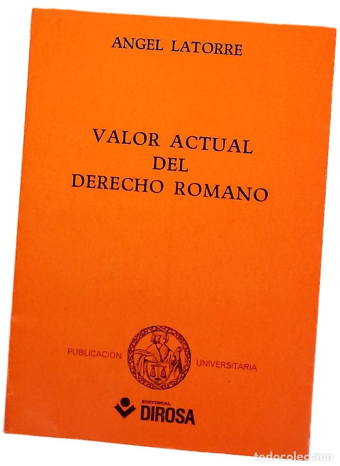 Libros: Valor actual del Derecho Romano - Foto 1
