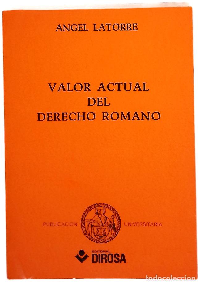 Libros: Valor actual del Derecho Romano - Foto 1
