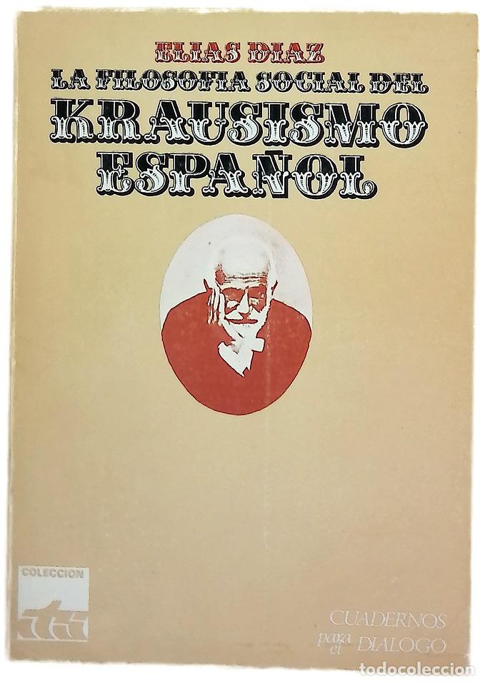 B&uuml;cher: La filosof&iacute;a social del krausismo espa&ntilde;ol