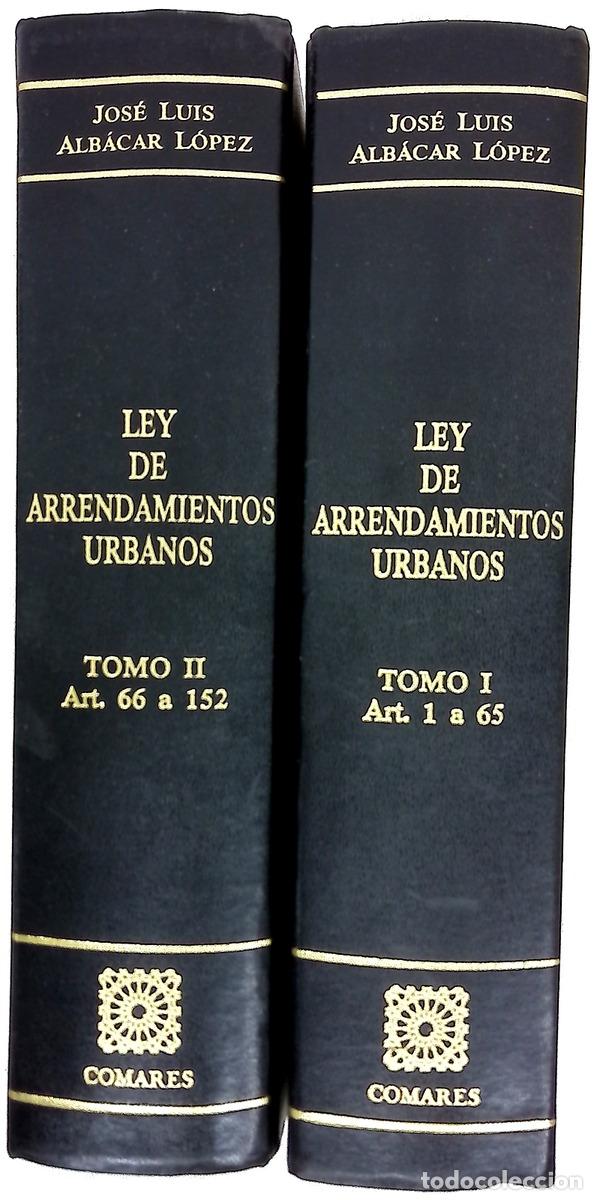 Libri di seconda mano: Ley de arrendamientos urbanos, tomos I y II