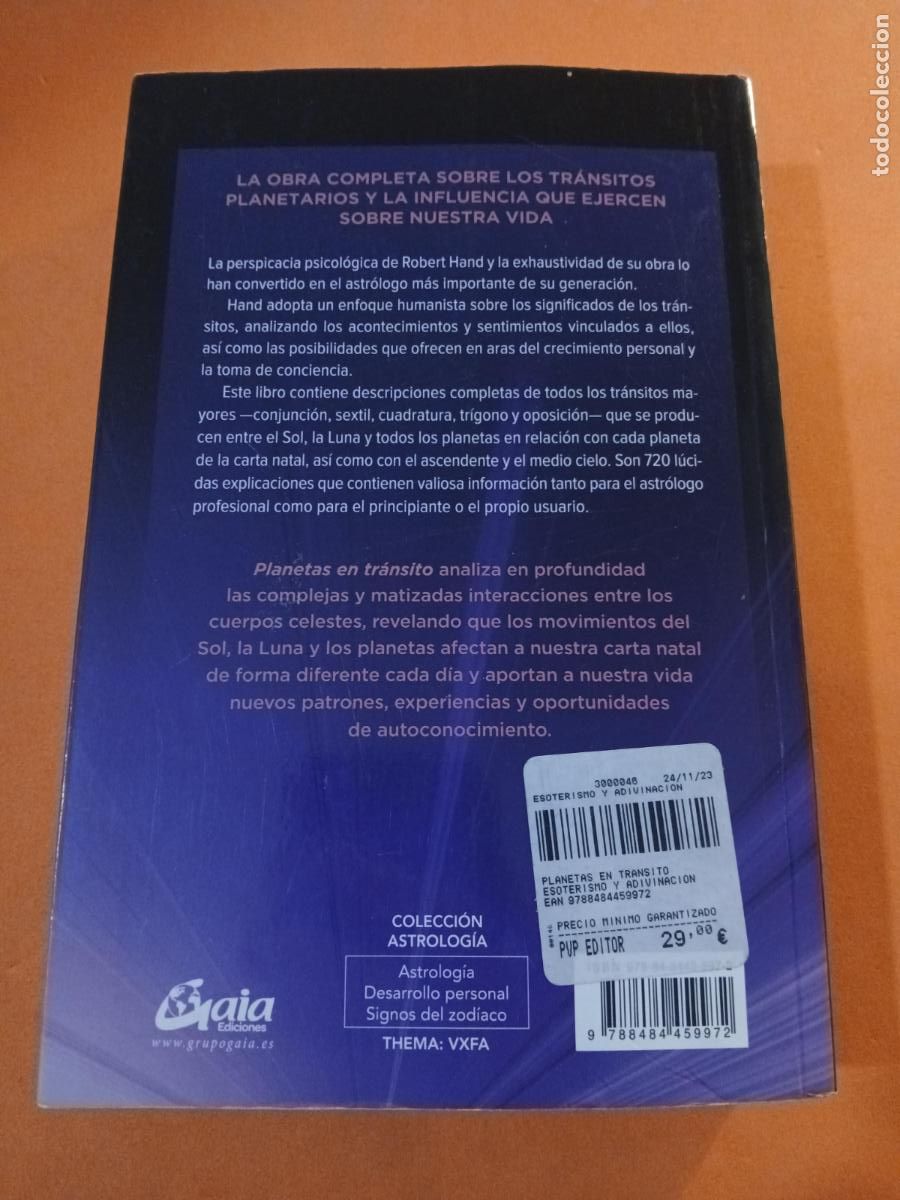 Libros: PLANETAS EN TRANSITO, LOS CICLOS DE LA VIDA � ASTROLOGIA - ROBERT HAND - Foto 2