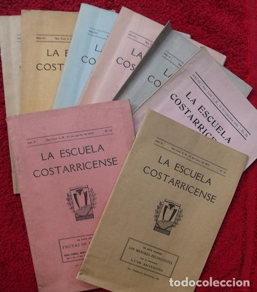 Libros: 8 ejemplares de La Escuela Costarricense - - Foto 3