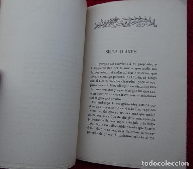 Libros: Clar&iacute;n entre dos platos - Manuel Del Palacio - Foto 5