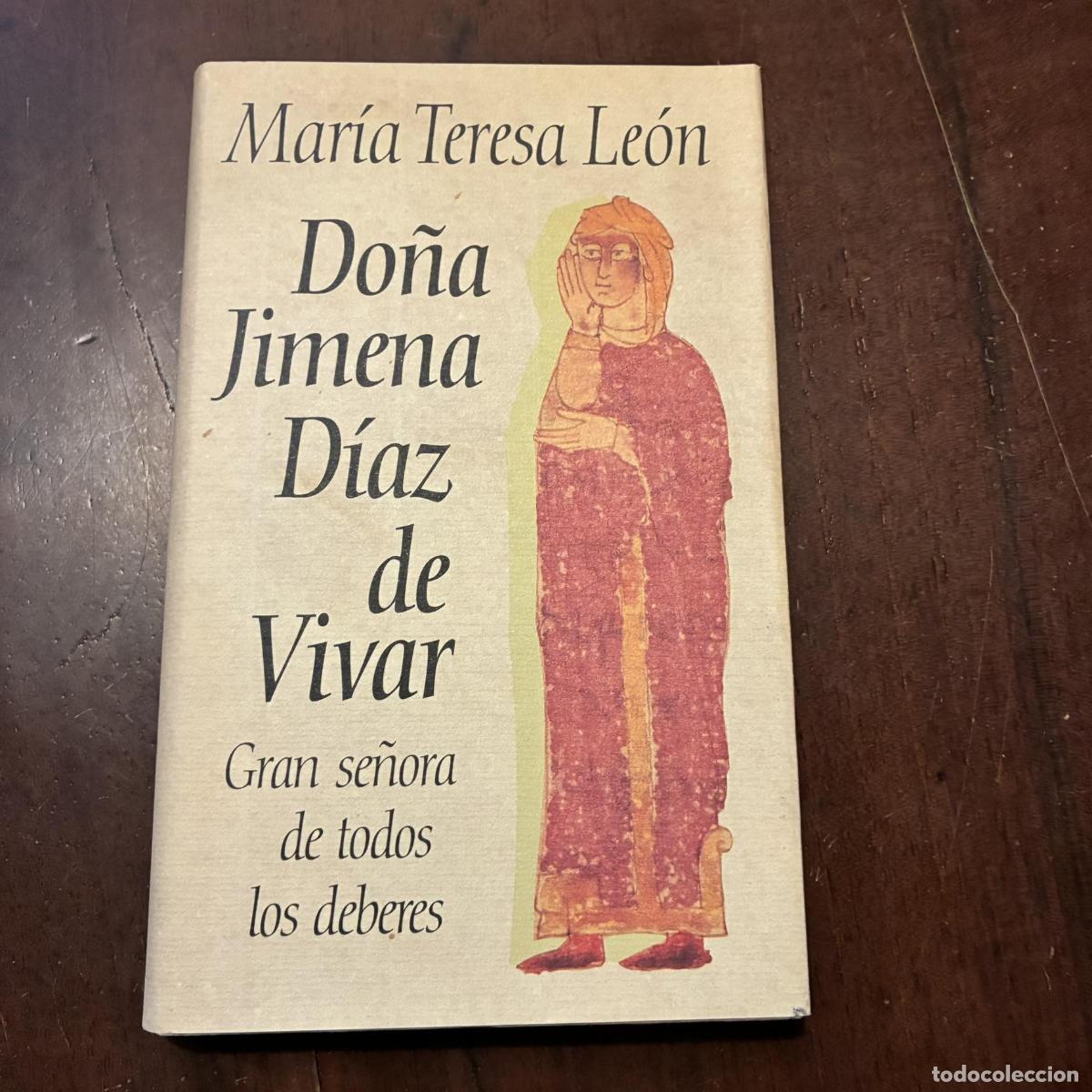 B&uuml;cher: Do&ntilde;a Jimena D&iacute;az de Vivar - Mar&iacute;a Teresa Le&oacute;n