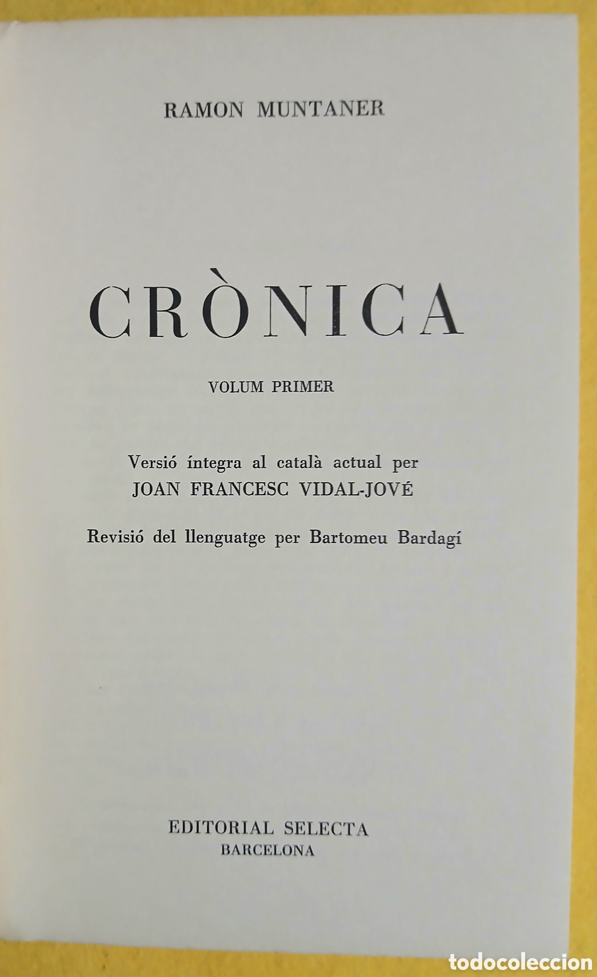 Libros: Cr&ograve;nica, Ramon Muntaner - Foto 2