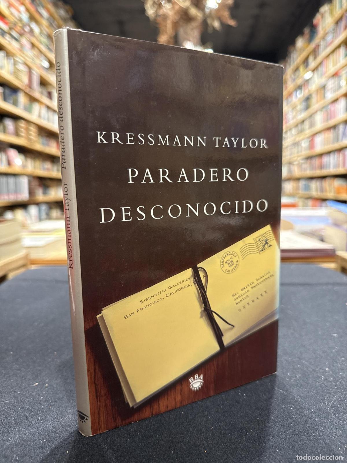books: Paradero desconocido - Kressmann Taylor