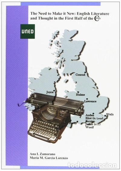 books: The Need to Make it New: English Literature and Thought in the First Half of ...- 9788436262988