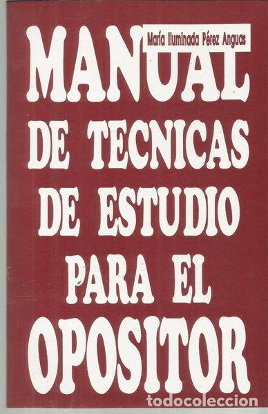 B&uuml;cher: Manual de t&eacute;cnicas de estudio para el opositor- 9788486778484