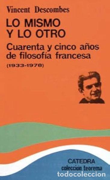 Livros em segunda m&atilde;o: Lo Mismo y lo otro- 9788437603261