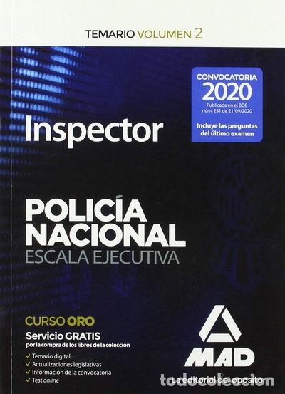 Livres: Inspector de Polic&iacute;a Nacional. Temario Volumen 2- 9788414240311