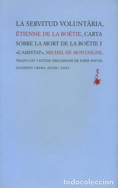 Libros: La servitud volunt&agrave;ria- 9788477273462 - Foto 1