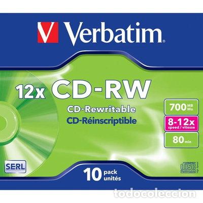 Livres: Verbatim CD-RW 700MB- 0023942431473