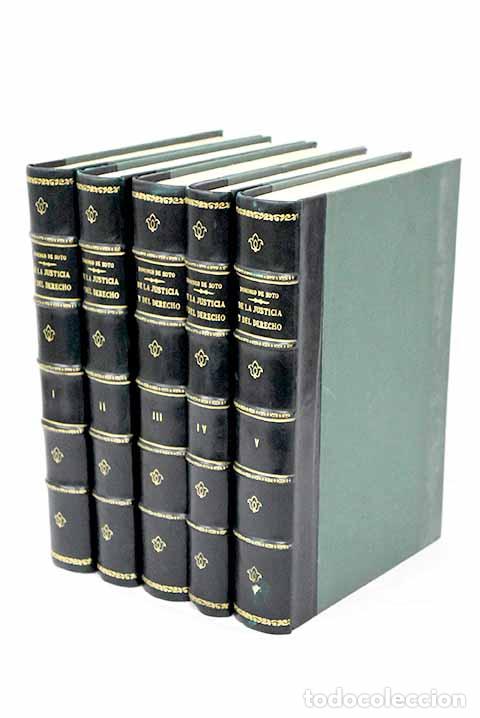Libros: De iustitia et iure Libri decem. Tomos del I al V.- Soto, Domingo de
