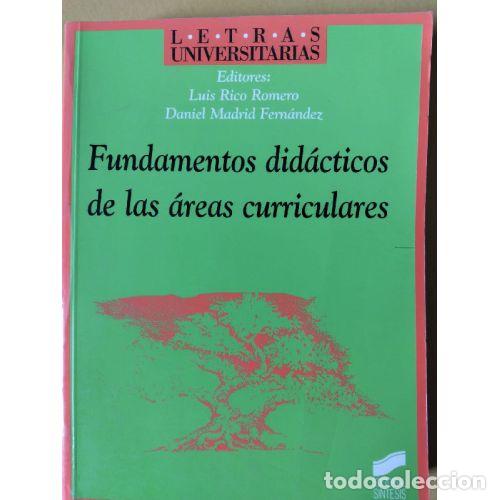 Libri di seconda mano: FUNDAMENTOS DID&Aacute;CTICOS DE LAS &Aacute;REAS CURRICULARES - RICO, LUIS Y MADRID, DANIEL