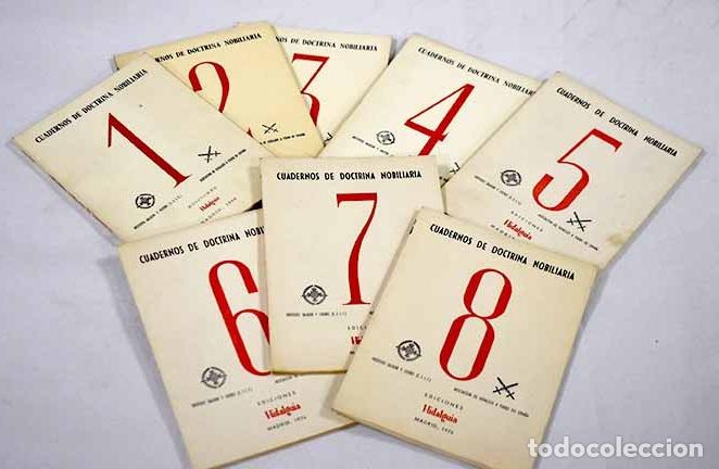 Libros: Cuadernos de Doctrina Nobiliaria. N&ordm; 1 al 8 - Foto 1