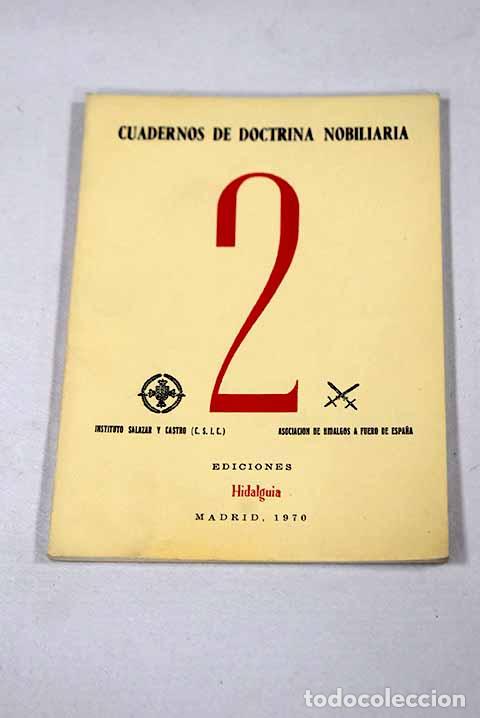 Libros: Cuadernos de Doctrina Nobiliaria. N&ordm; 2 - Foto 1