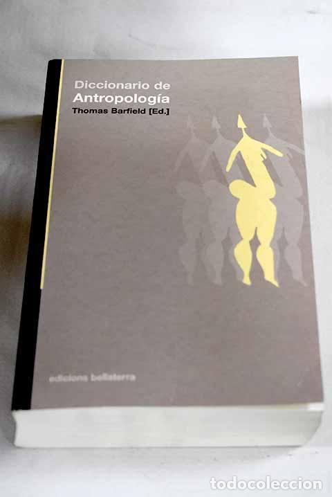 Libros: Diccionario de antropolog&iacute;a