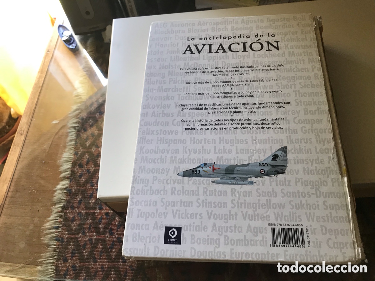 Libros: Enciclopedia de la aviaci&oacute;n. Robert Jackson. Edimat. - Foto 3