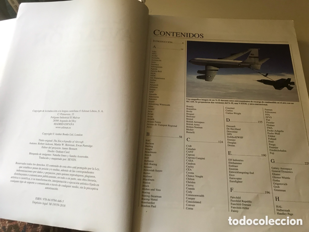 Libros: Enciclopedia de la aviaci&oacute;n. Robert Jackson. Edimat. - Foto 4