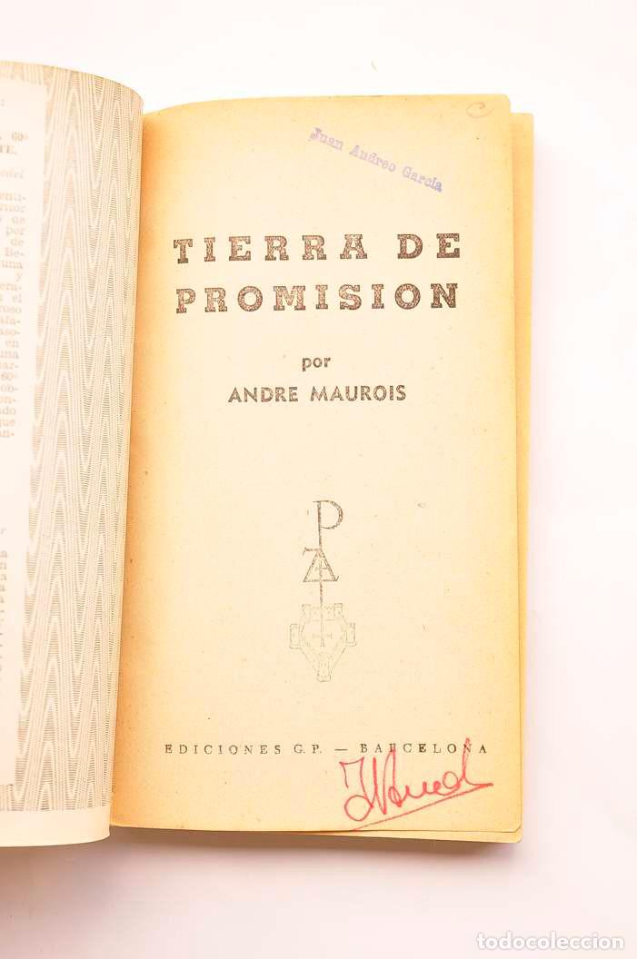 Libros: Tierra de promisi&oacute;n - MAUROIS, Andr&eacute; - Foto 2