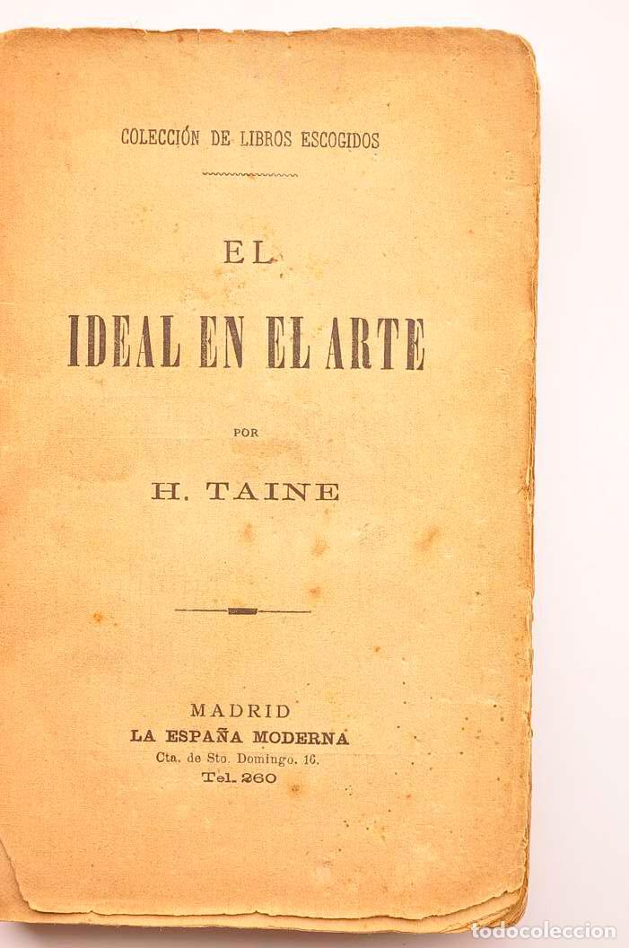 Libros: El ideal en el arte - TAINE, Hyppolite - Foto 2