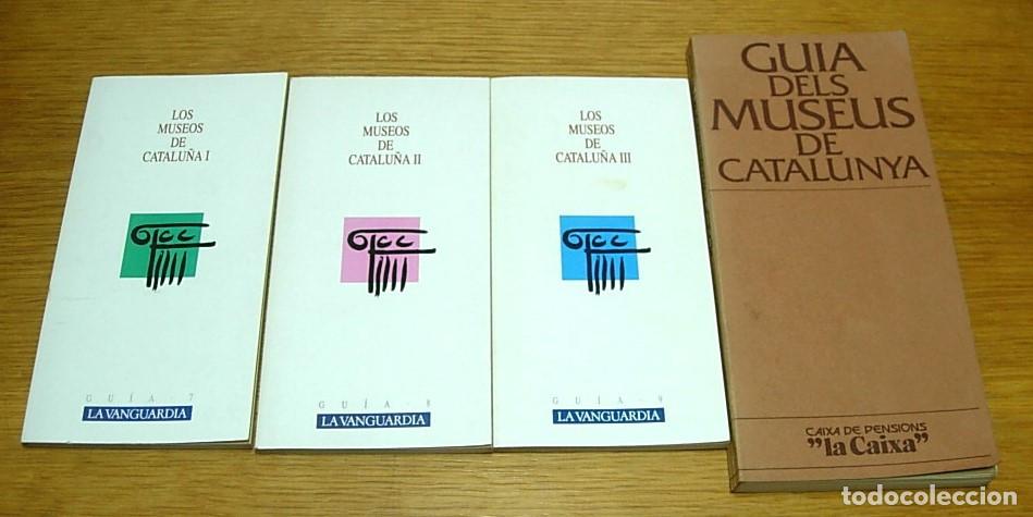 Libri di seconda mano: Lote GUIA DELS MUSEUS DE CATALUNYA + 3 Libros LOS MUSEOS DE CATALU&Ntilde;A de La Vanguardia