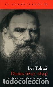 Libri di seconda mano: Diarios (1847-1894) - Lev Tolst&oacute;i