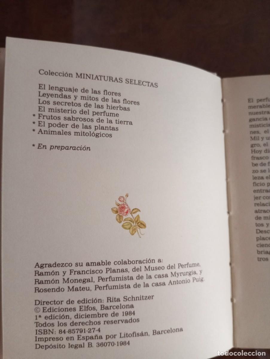 Libros: EL MISTERIO DEL PERFUME, , RITA SCHNITZLER , EDICIONES ELFOS 1986 - Foto 3