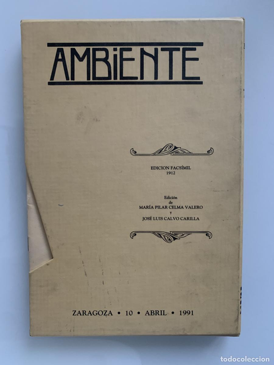 Libros: AMBIENTE (Edici&oacute;n Facs&iacute;mil) - Mar&iacute;a Pilar Celma Valero y Jos&eacute; Luis Calvo Carilla