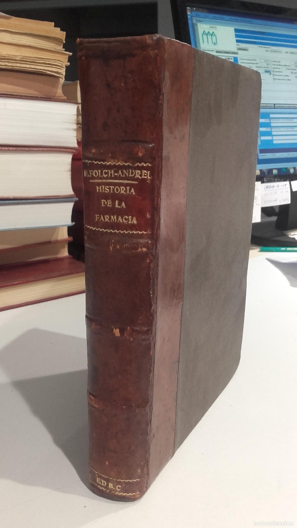 Libri di seconda mano: ELEMENTOS DE HISTORIA DE LA FARMACIA - FOLCH Y ANDREU , RAFAEL