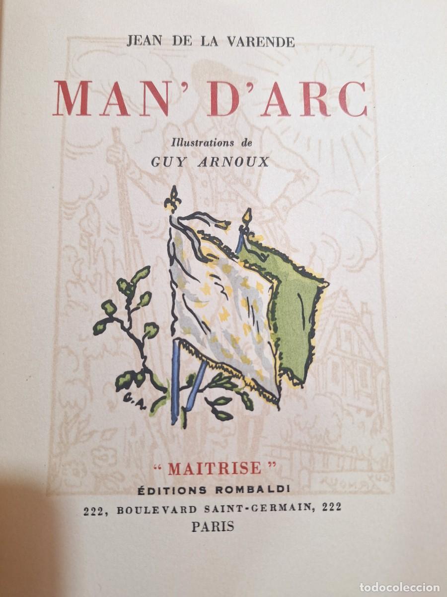 Libros: MAN DARC. Illustrations de GUY ARNOUX. - JEAN DE LA VARENDE. - Foto 2