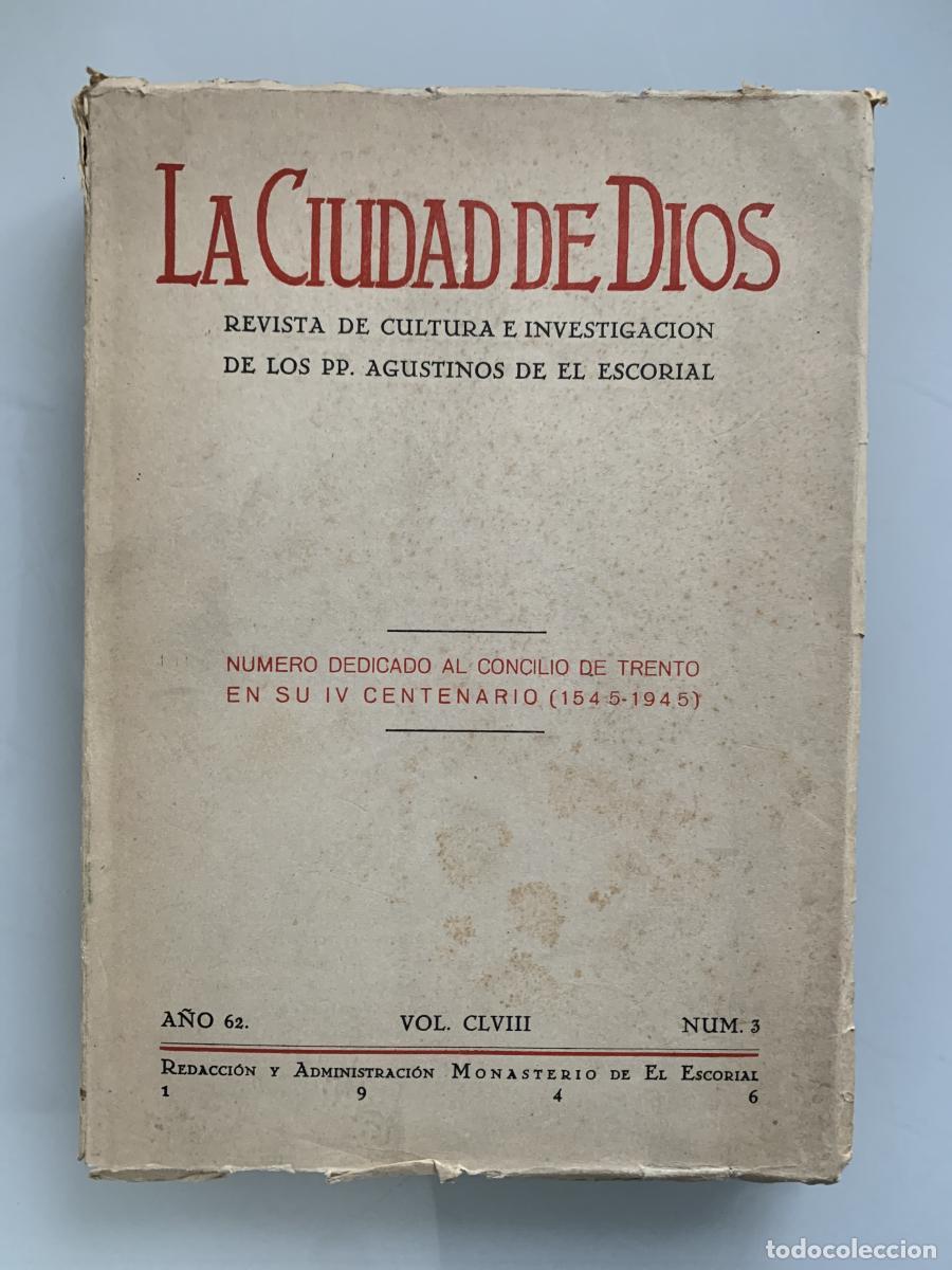 Libros: LA CIUDAD DE DIOS. Revista de cultura e investigaci&oacute;n de los PP. Agustinos de El Escorial - VVAA