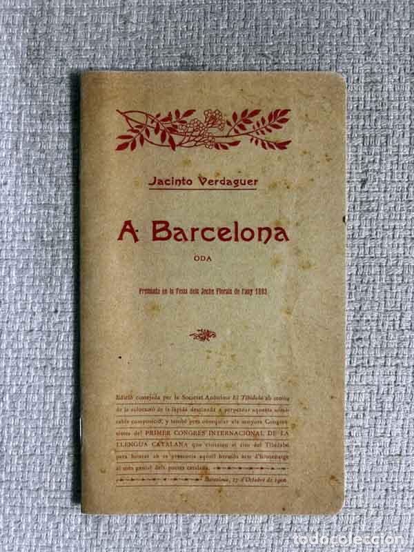 Libri di seconda mano: A Barcelona. Oda - Jacinto Verdaguer