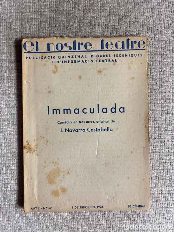 Libros: Immaculada - J. Navarro Costabella - Foto 1