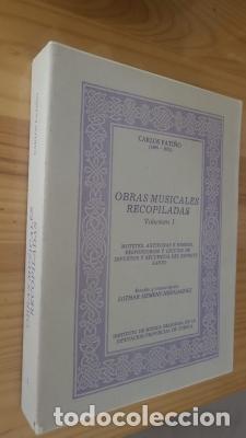 Livres: Obras musicales Recopiladas Carlos Pati&ntilde;o 1600-1675 vol&uacute;men I - Carlos Pati&ntilde;o