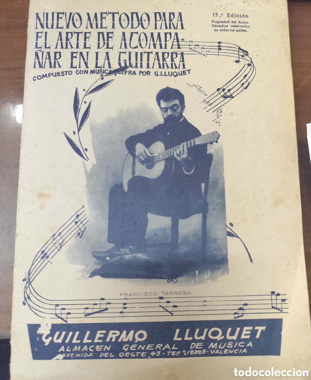 B&uuml;cher: NUEVO METODO PARA EL ARTE DE ACOMPA&Ntilde;AR EN LA GUITARRA - LLUQUET,G.