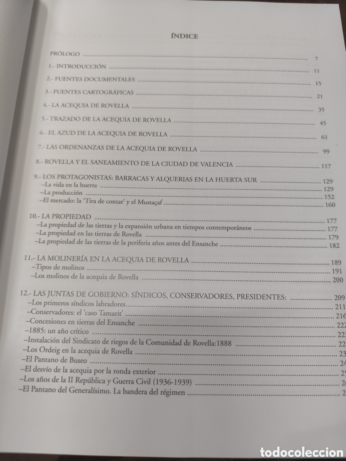 Libros: ROBELLA. La acequia de Valencia - SALA GINER,Daniel - Foto 3