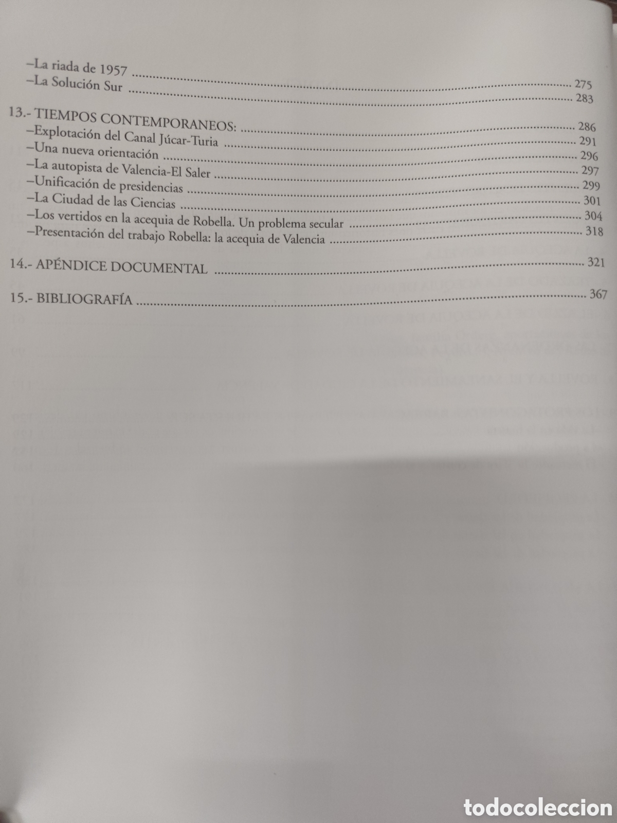 Libros: ROBELLA. La acequia de Valencia - SALA GINER,Daniel - Foto 4