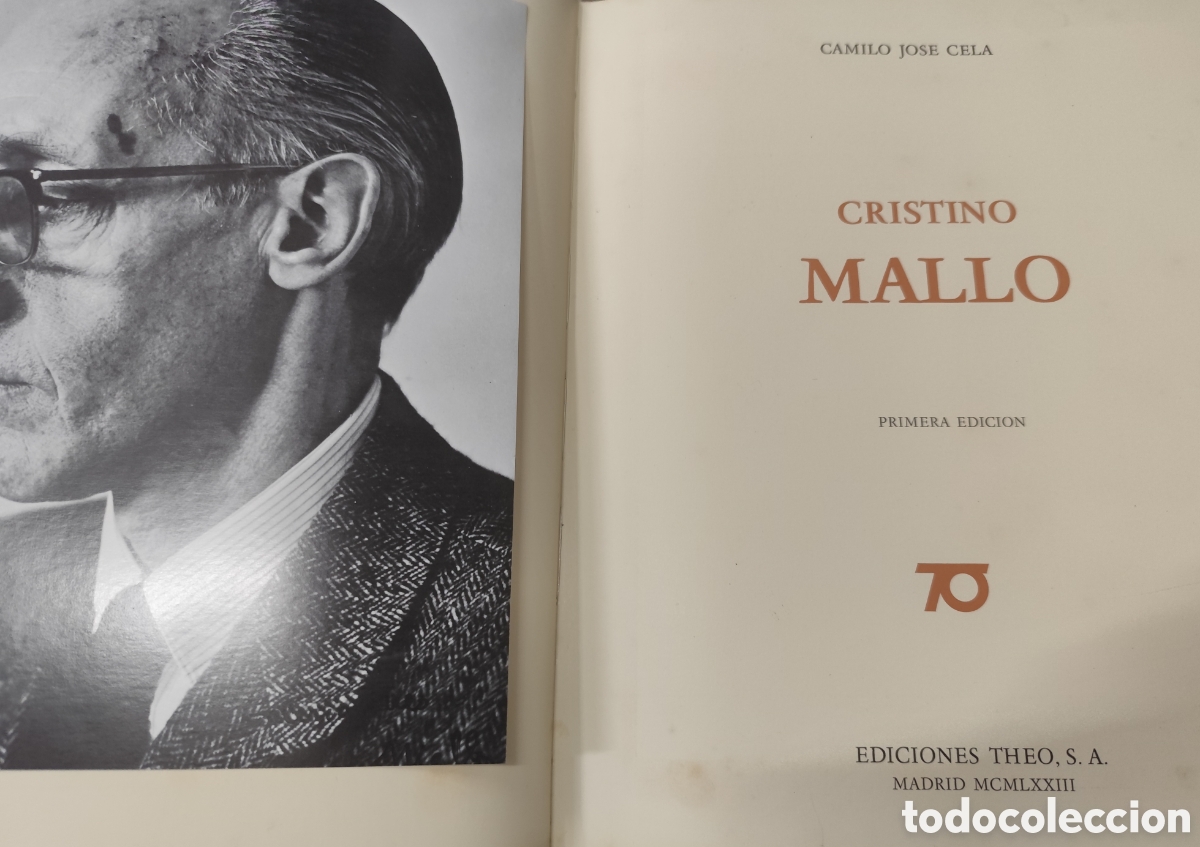 B&uuml;cher: CRISTINO MALLO. Colecci&oacute;n El Eco y la Piedra. 1&ordf; Edici&oacute;n. 1973. Escultura. Galicia - CELA,Camilo Jos